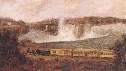 Robert Whale The Canada Southern Railway at Niagara Spain oil painting artist